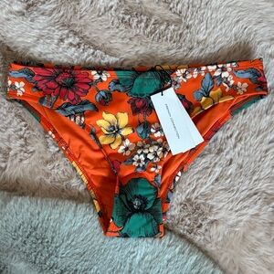 French connection sxnat sunshine orange valetudo bikini bottom